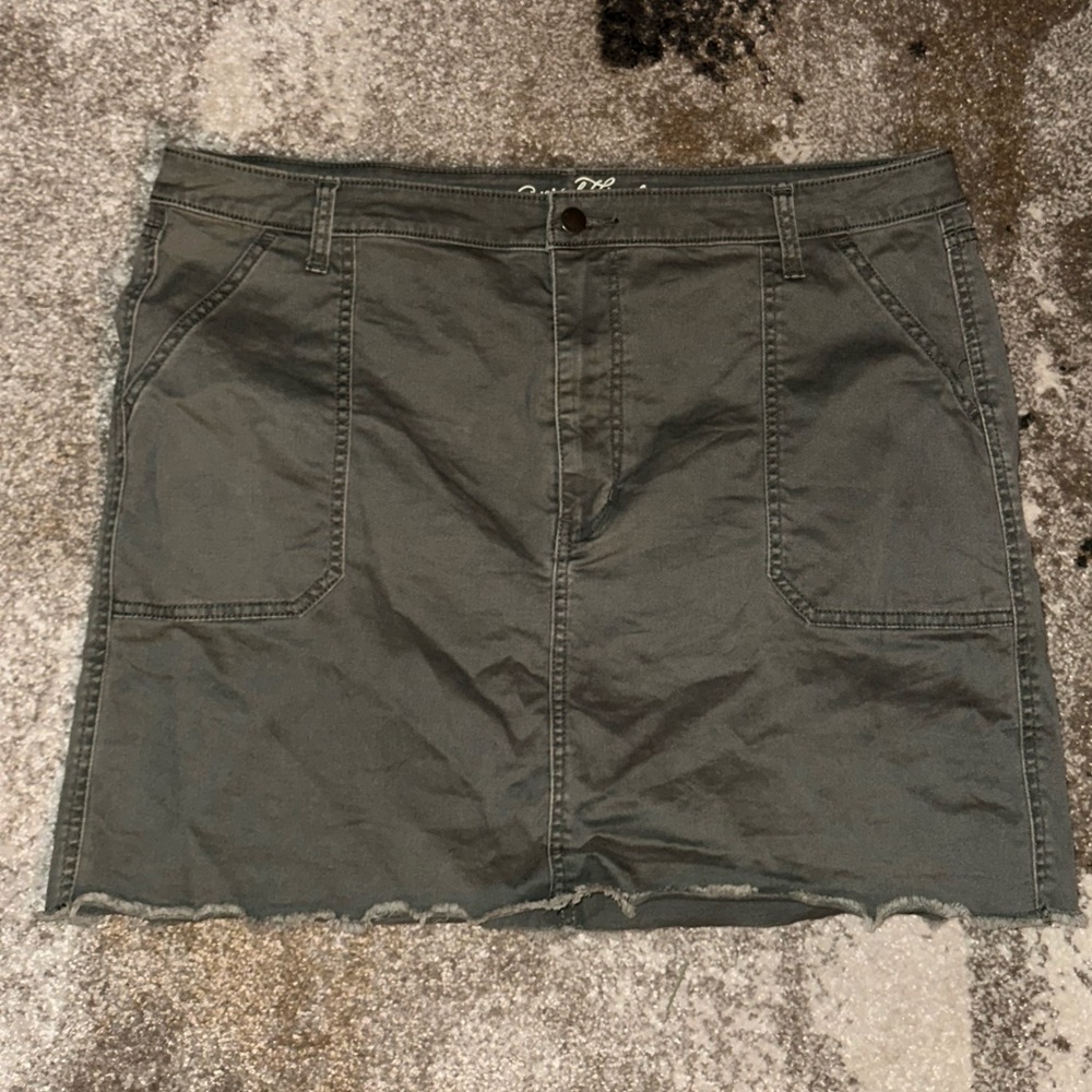 Green Cargo skirt